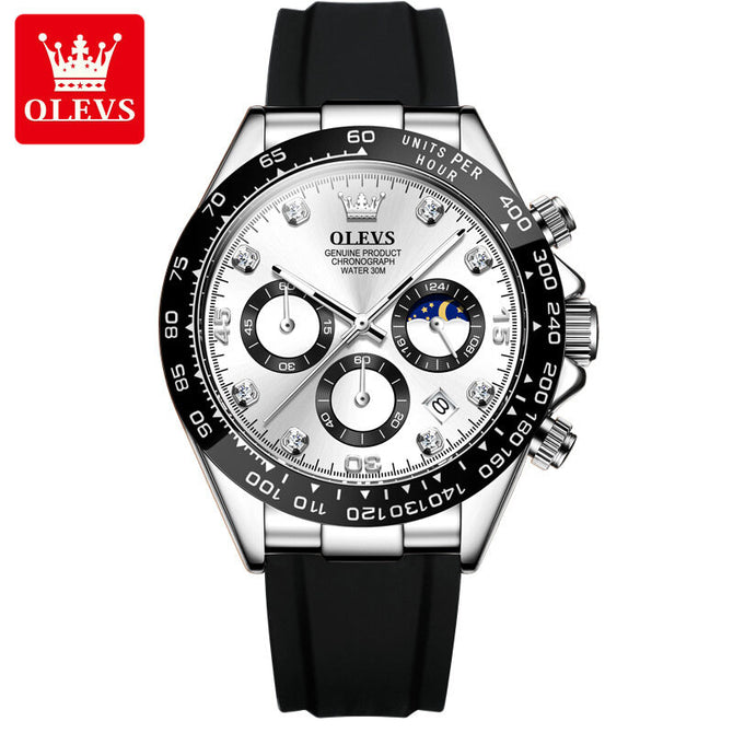 OLEVS Men's Watch Multi function Sports Timekeeping Quartz Watch Pop Men's Watch 2875DTN
