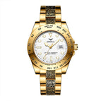 ONOLA ON3814 fashion classic new quartz men's watch men's steel belt gold watch watch