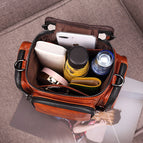 2021 new retro fashion camera barrel-shaped shoulder messenger large-capacity female bag 229