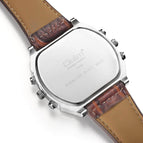 Oulm 1349 Quartz Watch Double Time Zone Men's Watches Cross Border Hot SaleBelt Personality Large Dial Male Casual Watch