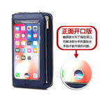 Touch screen mobile phone bag female diagonal RFID anti-theft brush multi-function shoulder transparent mini small bag wallet mobile phone bag SJ623
