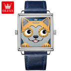 OLEVS Watch Fashion Trend Quartz Watch Square Watch Men's Watch 5510