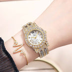 BW women watch Net Red fashion Full Diamond Gypsophila Bracelet Waterproof Quartz girls Watch 91092