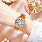 JRANDE ladies watch light luxury women's watch barrel type women's watch H7640L