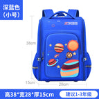 New primary school student cartoon schoolbag boys and girls 6-12 years old light one-piece open children's backpack 5619