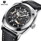 BENYAR Skeleton Mechanical Watch Automatic Fashion Men's Watch Waterproof Men's Watch 5121