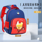 Primary school children's schoolbags cute cartoon boy schoolbags kindergarten burden relief and spine protection ultra-lightweight children's backpack 633  schoolbag