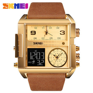 SKMEI 1391 Luxury Quartz Digital Sports Watches Fashion Analog Watch Clock Men casual Waterproof Big Dial watch