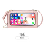 Touch screen mobile phone bag messenger mini bag 2022 new RFID anti-theft brush wallet women's long all-match women's bag SJ627