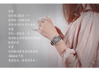 GUOU 8201 古欧满钻女表酒桶型数字方形手表时尚百搭女士皮带石英手表女