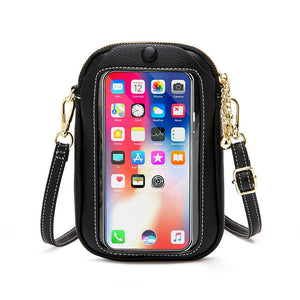 Summer touch screen mobile phone bag female 2022 new Korean version of the female bag mini shoulder messenger bag touch screen small bag SJ630