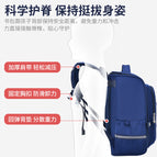 New primary school student cartoon schoolbag boys and girls 6-12 years old light one-piece open children's backpack 5619