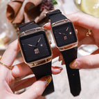 Aimas Niche Watch Female Tik Tok Luxury Big Dial Square Fashion Ins Wind Simple Temperament Couple Pair Watch Fashion Watch