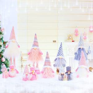 Christmas new telescopic rod faceless doll window Christmas decoration supplies dwarf Santa Claus Christmas decoration supplies