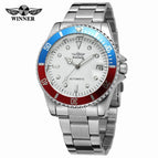 Winner Men Fashion Leisure Water Ghost Automatic Mechanical men casual Watch SLZa16