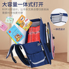 New primary schoolbag girls and boys horizontal version backpack lightweight leisure large-capacity children's backpack 5608 schoolbag