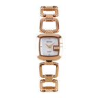 GUOU 8190 Small Dial 25MM Women Watch Quartz Movement Waterproof Gold Plated Steel Strap Simple Ladies Wristwatches