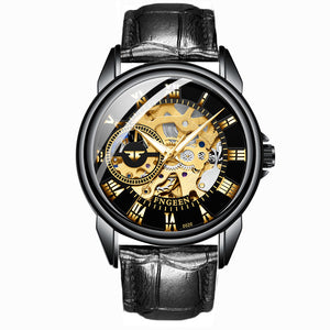 Fngeen Men's and Women's Automatic Mechanical Watch Mesh strap Fashion waterproof casual watch 0020