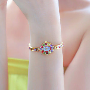BS New Popular Watch Chain Watch Gradual Rainbow Luxury Women's Watch FA1681