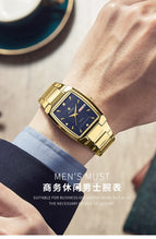 WWOOR New 8837 Men's Watch Business Fashion Men's Watch Quartz Waterproof Square Men's Watch