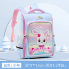 New Primary School Student Cartoon Schoolbag girl Eva Integrated Open Astronaut Bag Quicksand Children's Bags 776