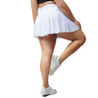 Lulu plus Size Fitness Shorts Women's Anti-Exposure Outdoor Quick-Drying Breathable Tennis Skirt Running Fitness Pleated Skirt KK109
