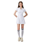 New Tennis Dress Lulu Fabric Dance Badminton Sports Pleated Skirt Golf sports Set for Women students 306