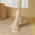 Sandals women's summer all-match sandals and slippers women's flat-soled sandals and slippers 138-5
