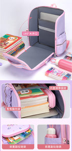 Children's schoolbag school boys dinosaur load reduction and spine protection 2023 new cartoon backbag