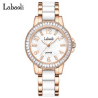 Labaoli women watch new live watch diamond ring ceramic ladies quartz watch LA202