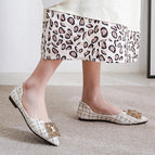 Square-toed single shoes women's spring 2022 new pointed professional women's shoes shallow mouth two-wear peas shoes casual women