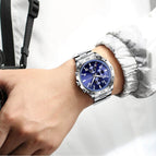 CHENXI Hot Selling Business Watch Luminous Waterproof Quartz Watch 027b Three Eyes Men's Sports Watch CX-027B