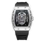 BAOGELA Domineering Skull Watch Silicone Men's Watch Waterproof Sports Quartz Watch 1612