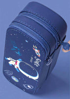 Space astronaut double pencil case boys handsome pencil bag School stationery box Children pen case cute pen box school supplies