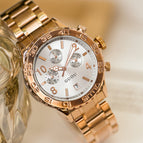 GUOU women's watch fashion trend large watch dial calendar Korean version steel band quartz watches for women men
