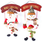 Santa fabric pendant Christmas decorations pendant Christmas fabric doll Santa pendant