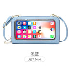 Touch screen mobile phone bag messenger mini bag 2022 new RFID anti-theft brush wallet women's long all-match women's bag SJ627