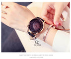 GUOU 8107 2019 Women's Watches Diamond Ladies Watch Top Brand Luxury Watches Fashion Montre Femme Diamond Watch