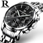 Ontheedge rzy026 steel case steel strip multi-functional steel watch men's genuine quartz 6-pin wholesale business Watch