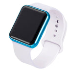 Sukan Digital Jam Tangan Kanak-Kanak Persegi Led Jam Tangan Silikon Elektronik Jam Tangan Jam Tangan Jam Tangan Jam Tangan Hadiah Jam