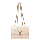 Lingge chain small bag female summer 2022 new trendy fashion messenger bag shoulder small square bag