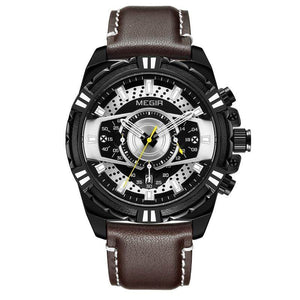 MEGIR M2118 Luxury Brand Men's Watch Chronograph Watches Men Waterproof Date Sport Military Quartz Wristwatch Clock
