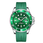 KIMSDUN Green Water Ghost Watch Silicone Men's Watch Fashion Luminous Waterproof Quartz Watch K-1022B SILICON