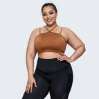 New plus size sports Bra Back Cross Double-Shoulder Strap Sports Bra Large Size High Strength Gather Yoga sports top DB7013