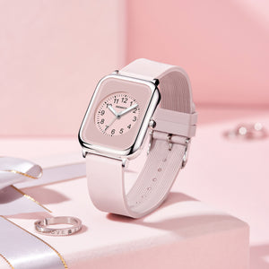 Women's Watch Fashion Quartz Watch Square Waterproof Exquisite Elegance Casual Watch