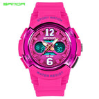 SANDA 757 Chrildred'sTop Sports Watches Women Waterproof  Chronograph Alarm Watch boy girl watch student watches