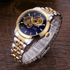 New Byino 8082 luminous waterproof full hollow Luxury Men's Business Quartz Watches Stainless Steel Round Dial Casual Watch Man Watches 2021 Modern Classic Horloges Man