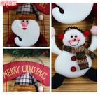 Santa fabric pendant Christmas decorations pendant Christmas fabric doll Santa pendant