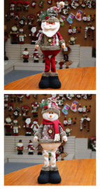 Christmas Decorations Christmas Decoration Dolls Christmas Elk Santa Claus Window Christmas Articles gift 1707
