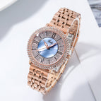 GEDI Women watch fashion simple diamond waterproof office lady casual trend quartz watch 51028